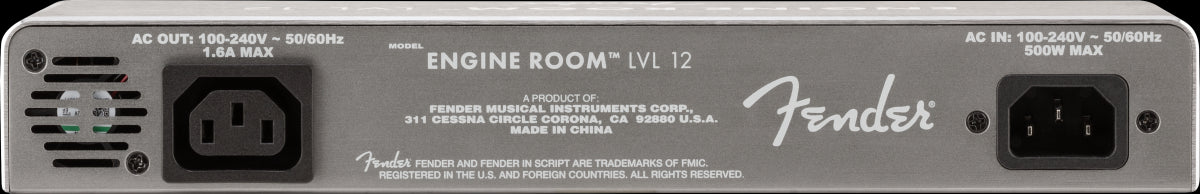 Fender Engine Room LVL12 Pedalboard Power Supply