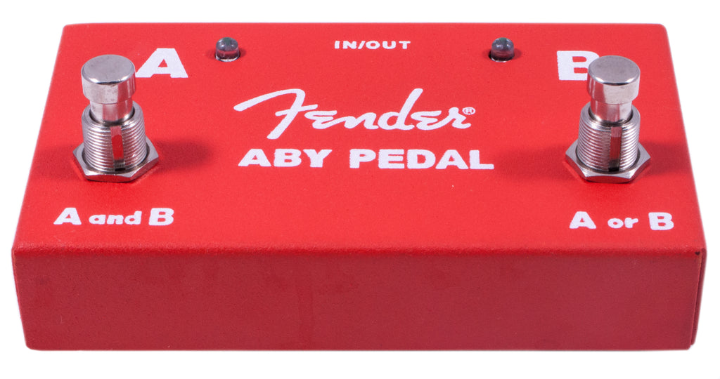 Fender 2 Switch ABY Pedal Red