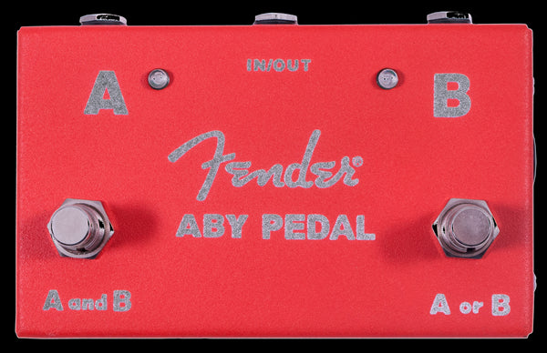 Fender 2 Switch ABY Pedal Red