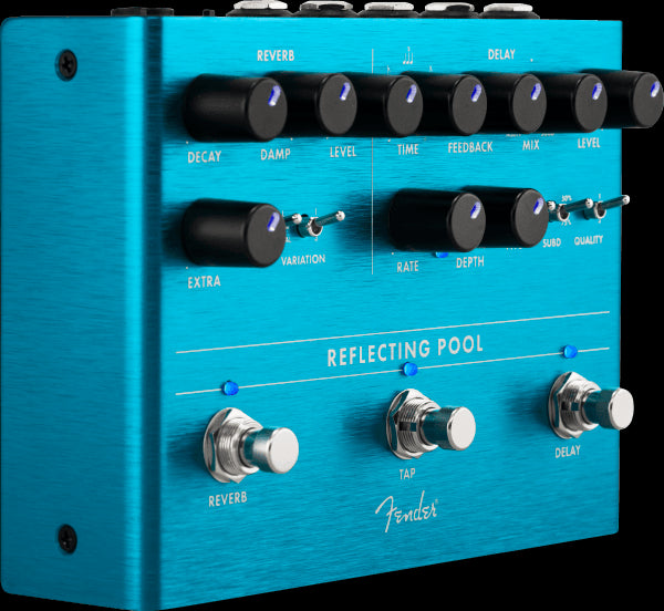 Fender Reflecting Pool Delay/Reverb Guitar Effect Pedal