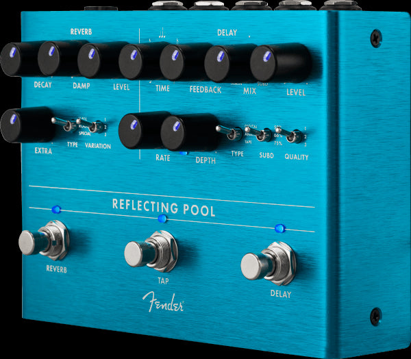 Fender Reflecting Pool Delay/Reverb Guitar Effect Pedal