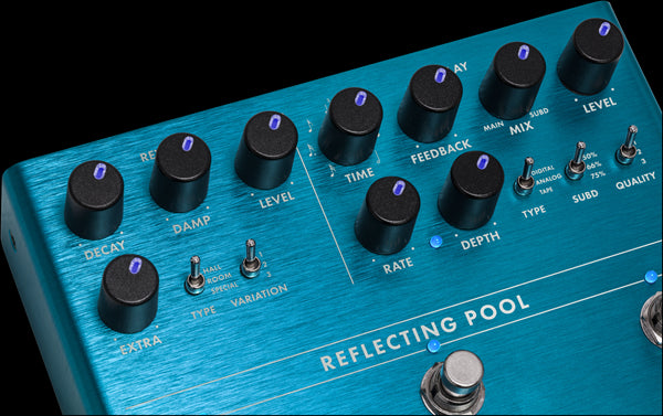 Fender Reflecting Pool Delay/Reverb Guitar Effect Pedal