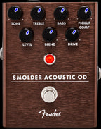 Fender Smolder Acoustic Overdrive Guitar Effect Pedal