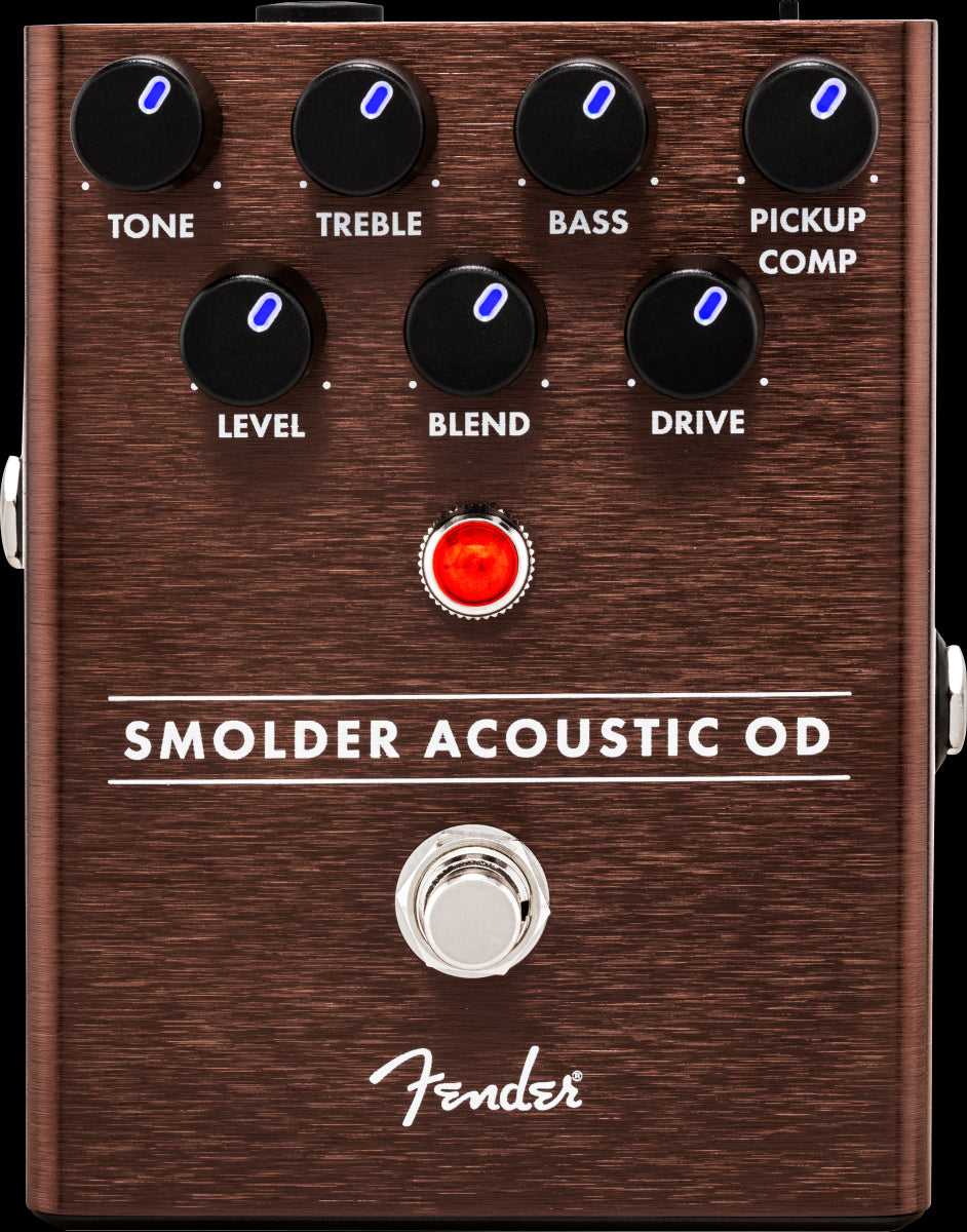 Fender Smolder Acoustic Overdrive Guitar Effect Pedal