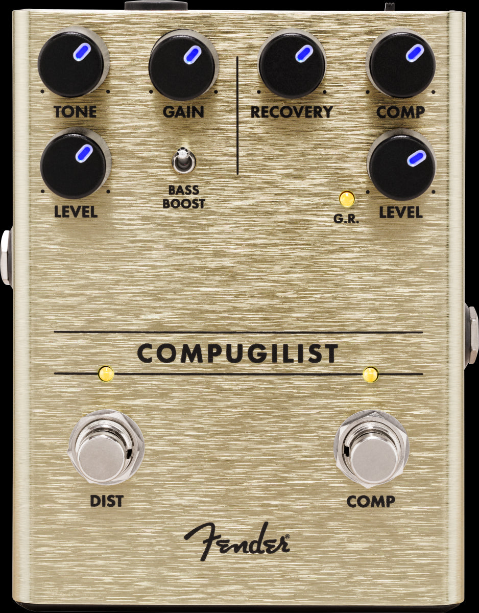 Fender Compugilist Compressor/Distortion Guitar Effect Pedal