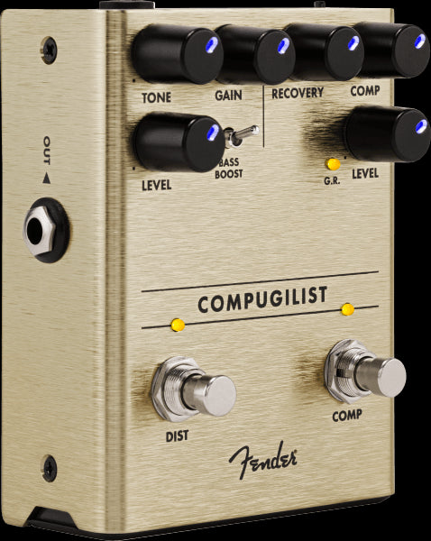 Fender Compugilist Compressor/Distortion Guitar Effect Pedal