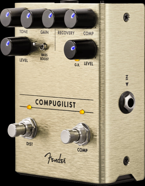 Fender Compugilist Compressor/Distortion Guitar Effect Pedal