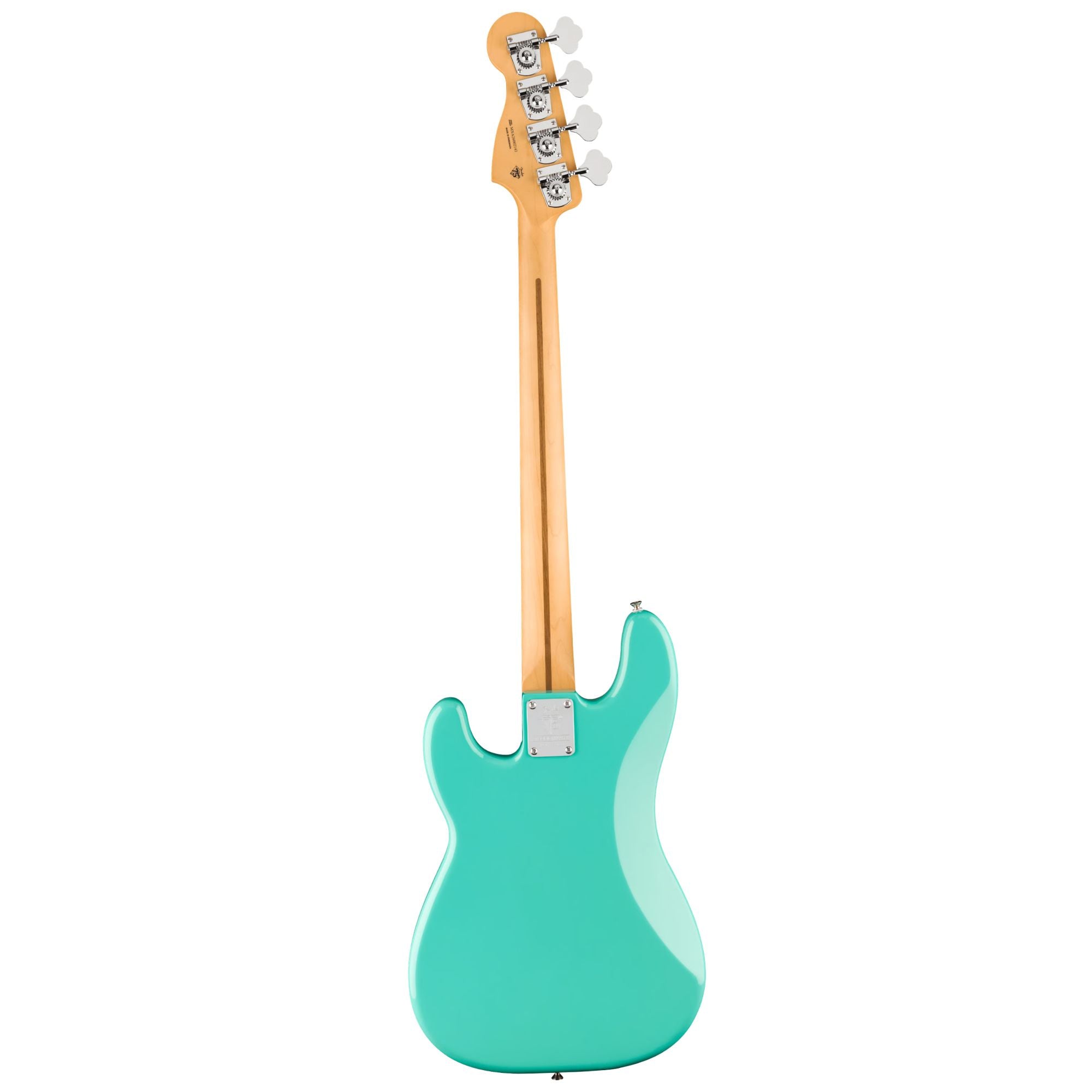 Fender 75th Anniversary Player II P Bass RW in Seafoam Green, solid electric bass guitar with rosewood fretboard.