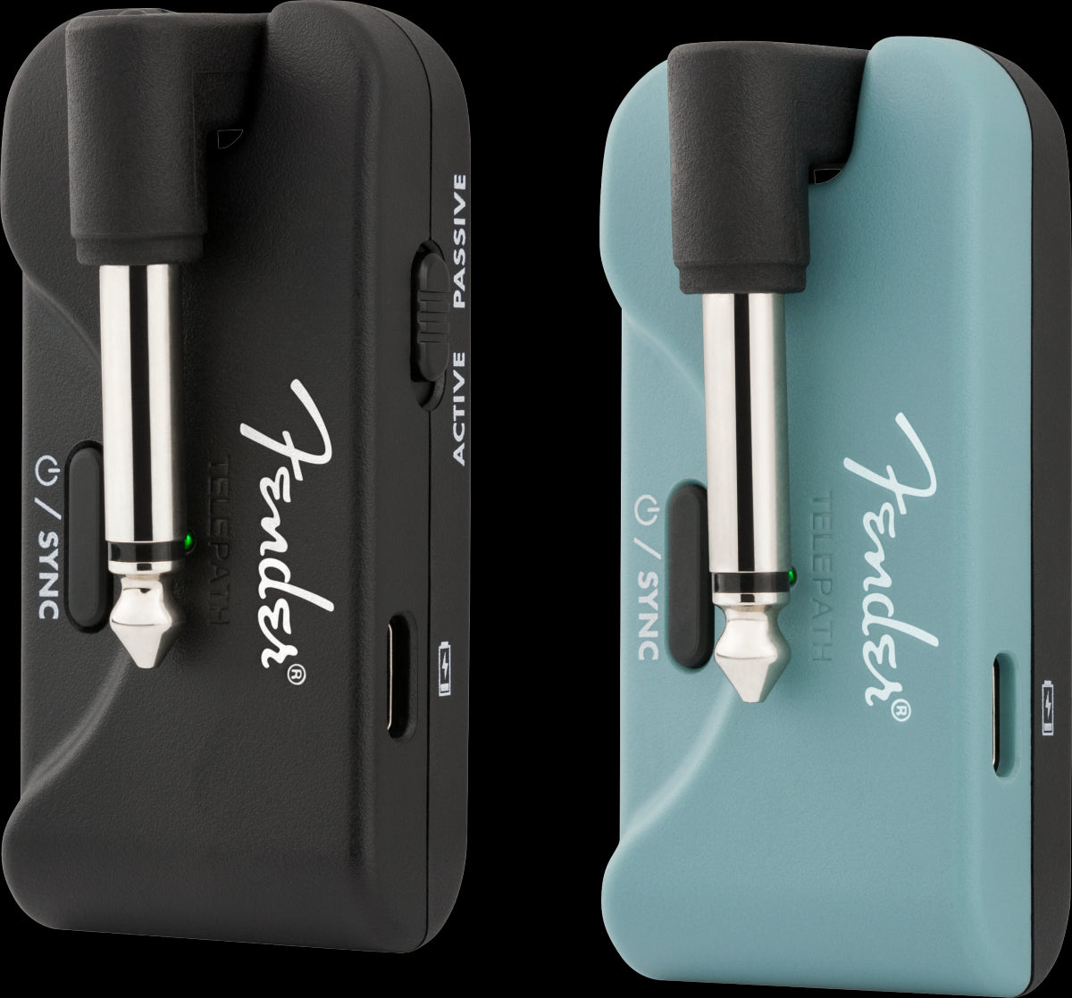 Fender Telepath Guitar Wireless System - Mystic Ice Blue and Black
