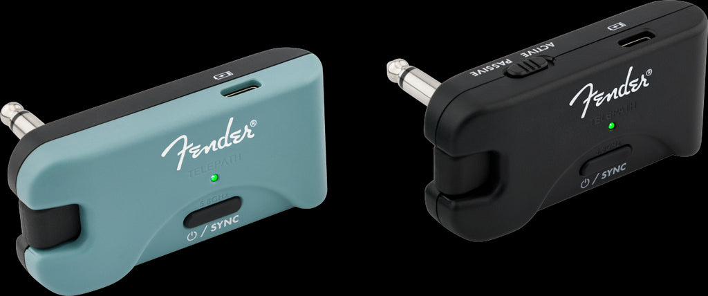 Fender Telepath Guitar Wireless System - Mystic Ice Blue and Black