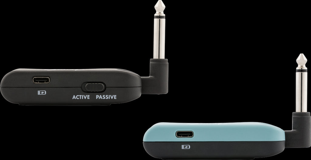 Fender Telepath Guitar Wireless System - Mystic Ice Blue and Black