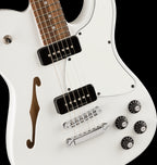 Fender Jim Adkins JA 90 Telecaster Thinline Electric Guitar w/Laurel Fretboard - White