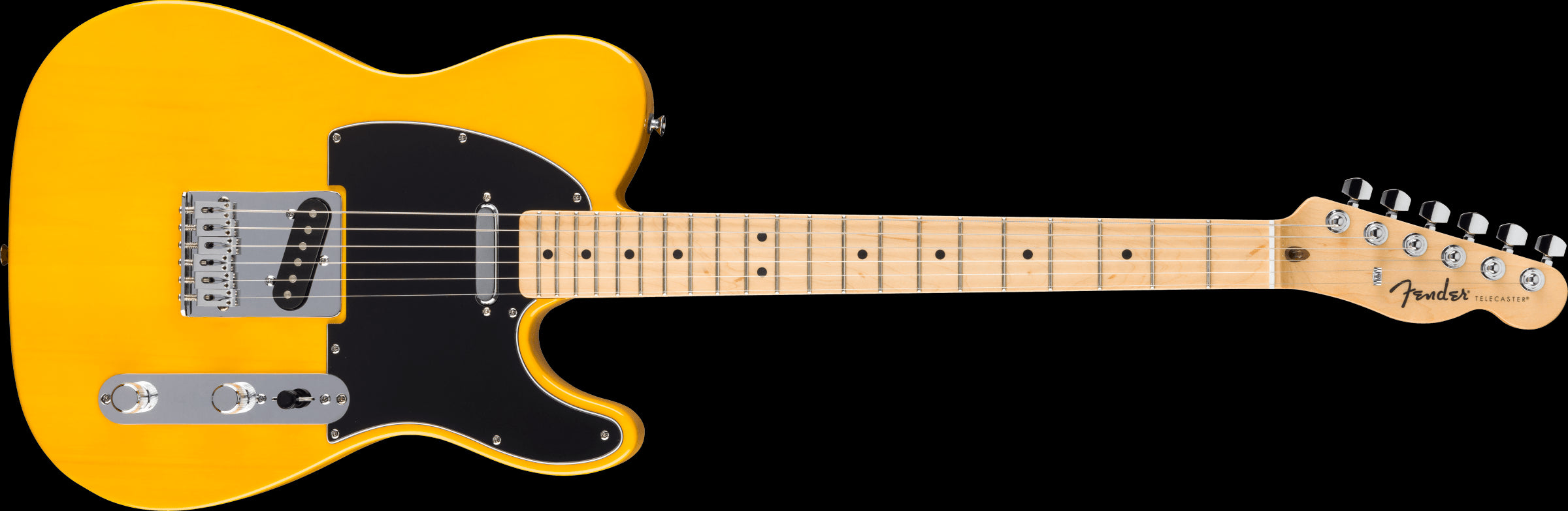 Fender Standard Telecaster Maple FB Black Pickguard Butterscotch Blonde