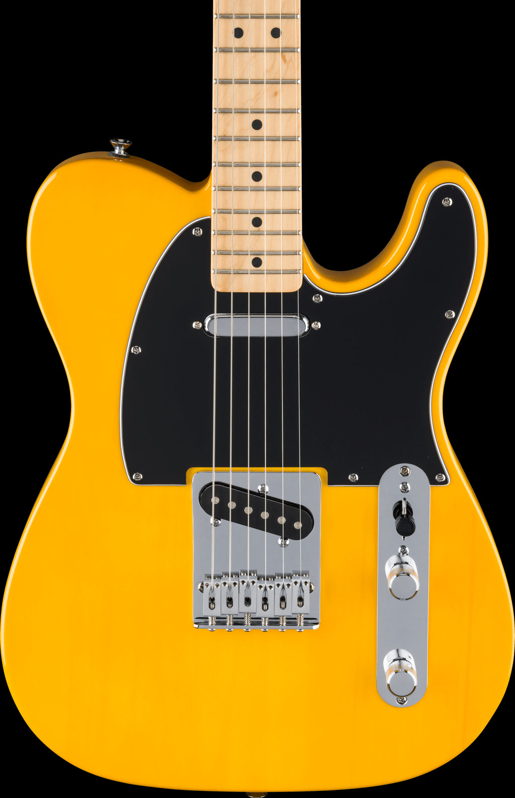 Fender Standard Telecaster Maple FB Black Pickguard Butterscotch Blonde