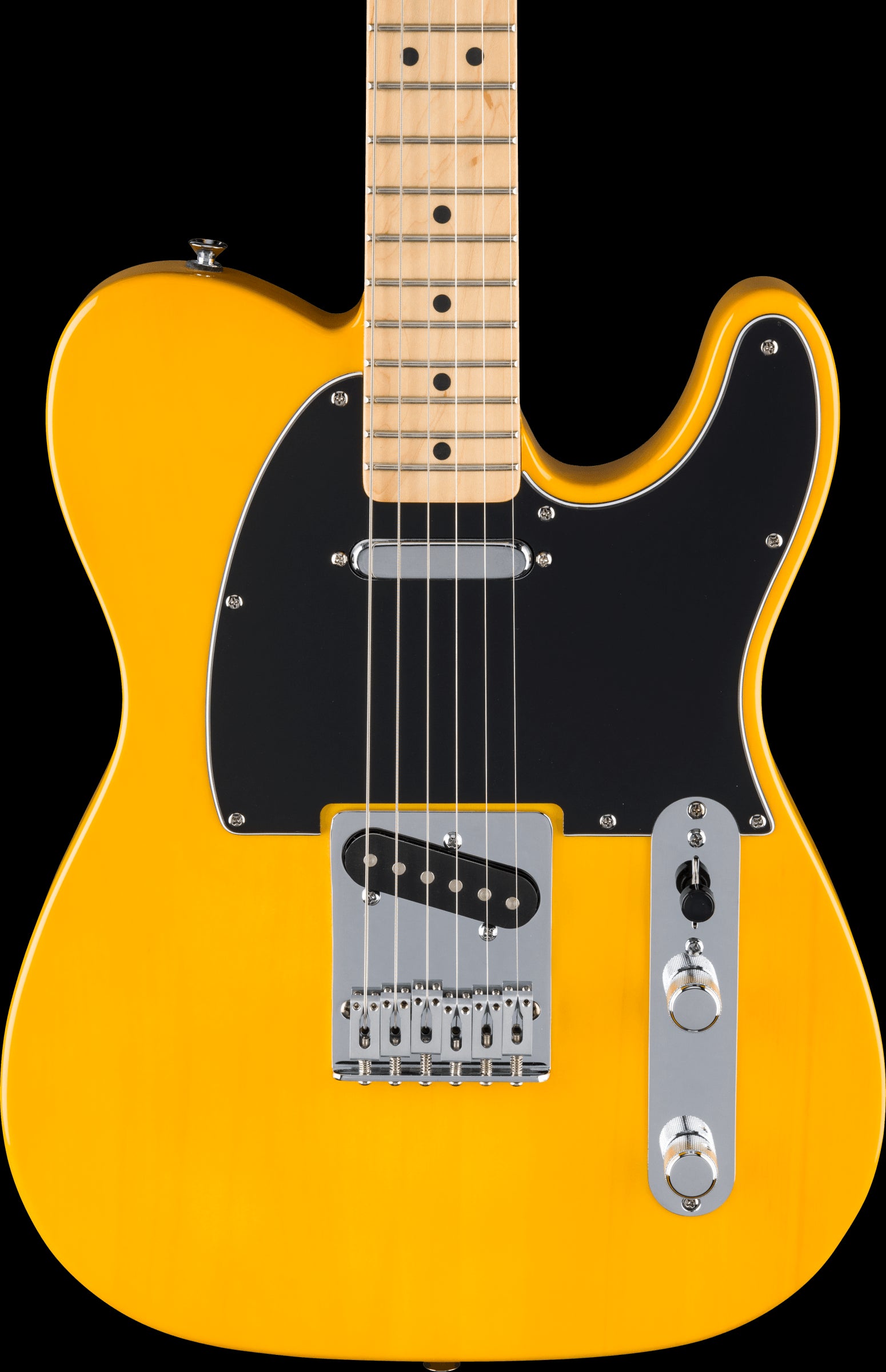 Fender Standard Telecaster Maple FB Black Pickguard Butterscotch Blonde