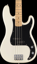 Fender Standard Precision Bass Maple FB Black Pickguard Olympic White