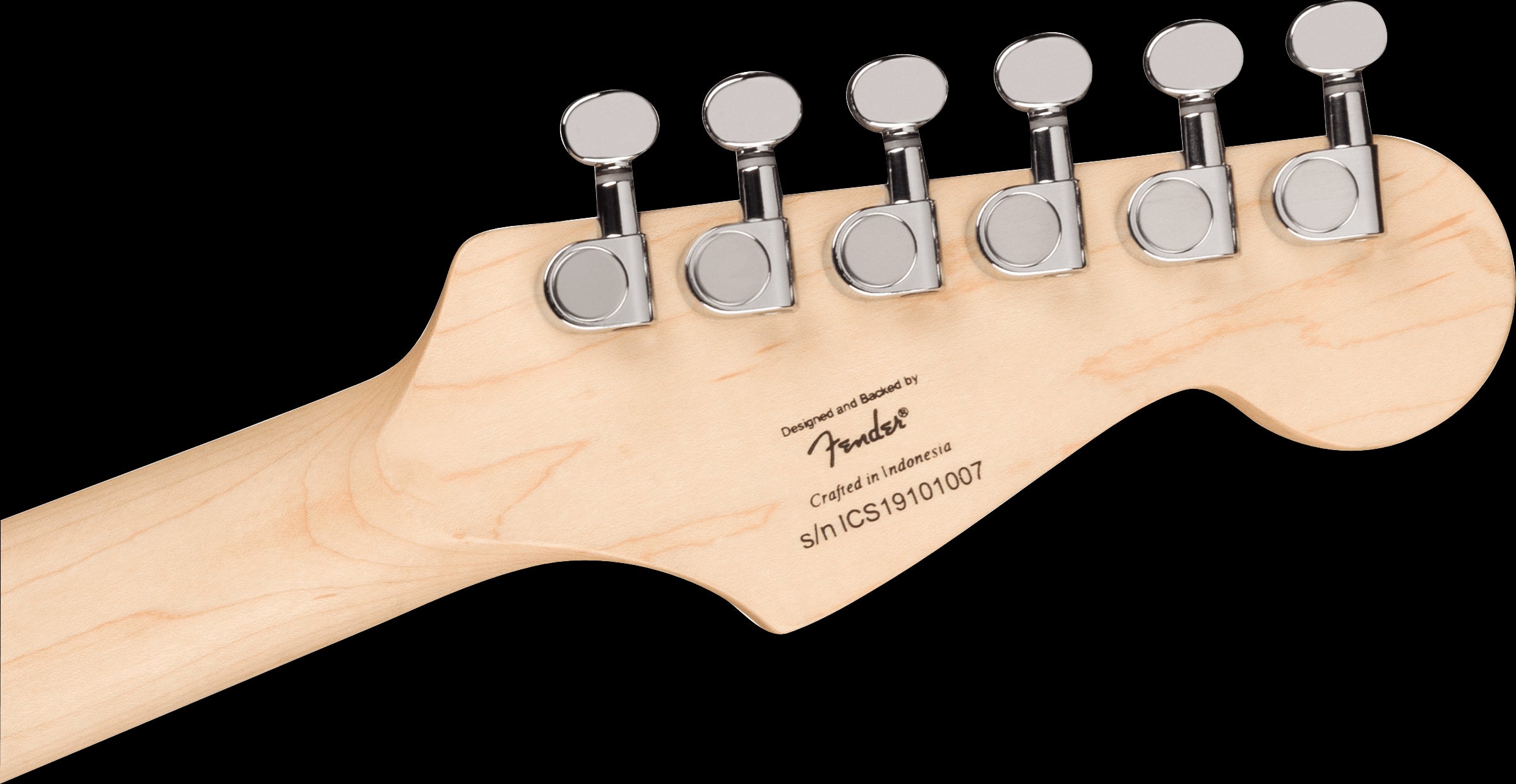 Squier Mini Stratocaster Left-Handed Electric Guitar with Laurel Fretboard in Black