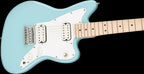 Squier Mini Jazz HH Electric Guitar w/Maple Fretboard - Daphne Blue