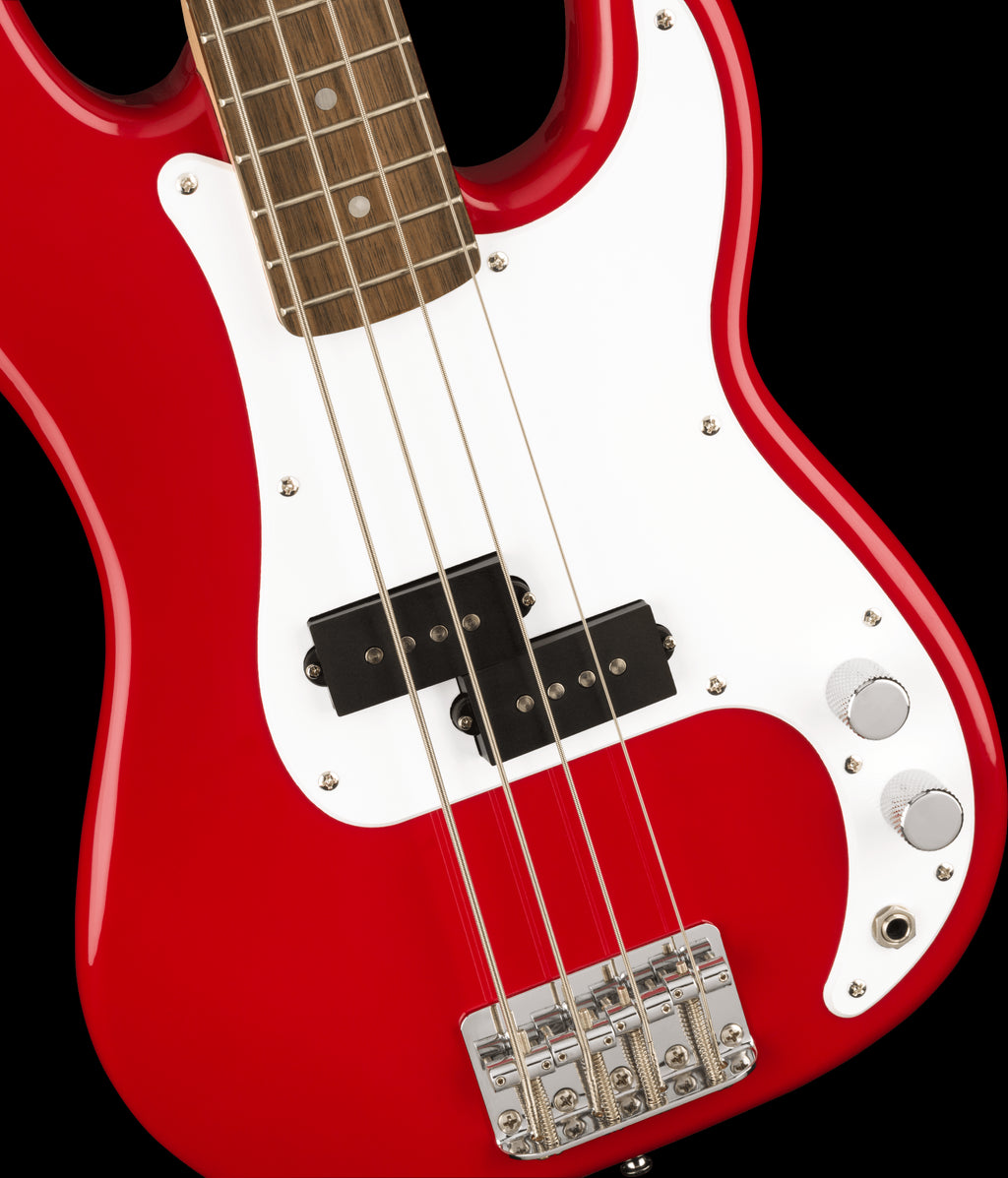 Squier Mini Precision Short-Scale Bass Guitar - Dakota Red