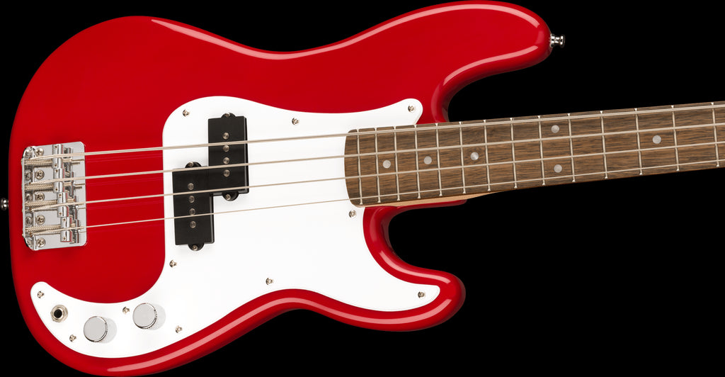 Squier Mini Precision Short-Scale Bass Guitar - Dakota Red