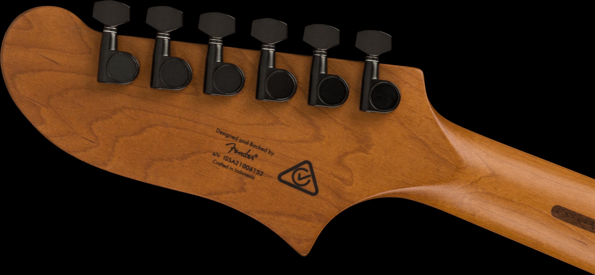 Squier Contemp Active Starcaster Rst Map FB Shoreline Gold