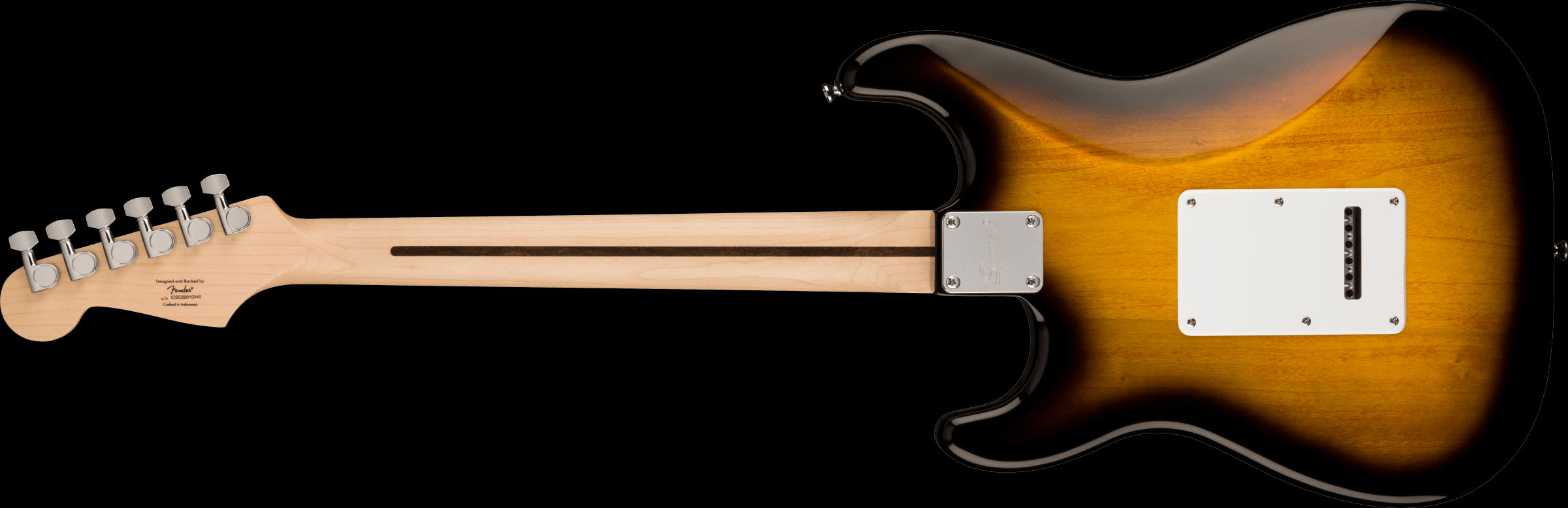 Squier Sonic Stratocaster Electric Guitar with Maple Fretboard - 2 Colour Sunburst