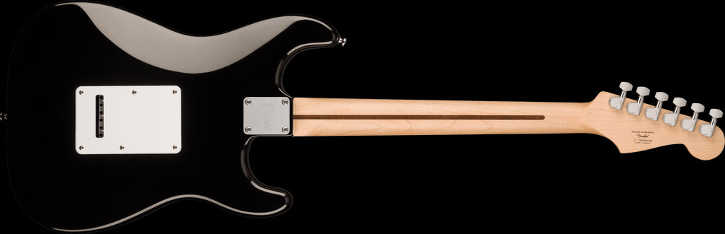 Squier Sonic Stratocaster Left-Handed Electric Guitar with Maple Fretboard - Black