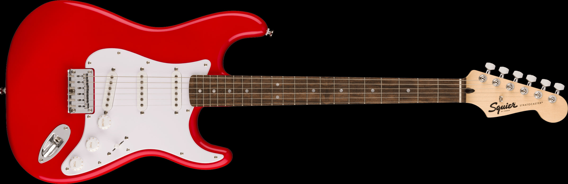 Squier Sonic Stratocaster HT Electric Guitar with Laurel Fretboard - Torino Red