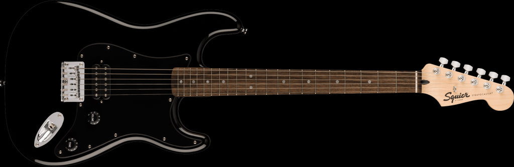 Squier Sonic Stratocaster HT H Electric Guitar with Laurel Fretboard - Black