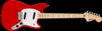 Squier Sonic Mustang Map FB White Pickguard Torino Red