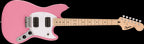 Squier Sonic Mustang HH with Maple Fretboard in Flash Pink