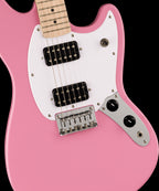 Squier Sonic Mustang HH with Maple Fretboard in Flash Pink