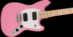 Squier Sonic Mustang HH with Maple Fretboard in Flash Pink