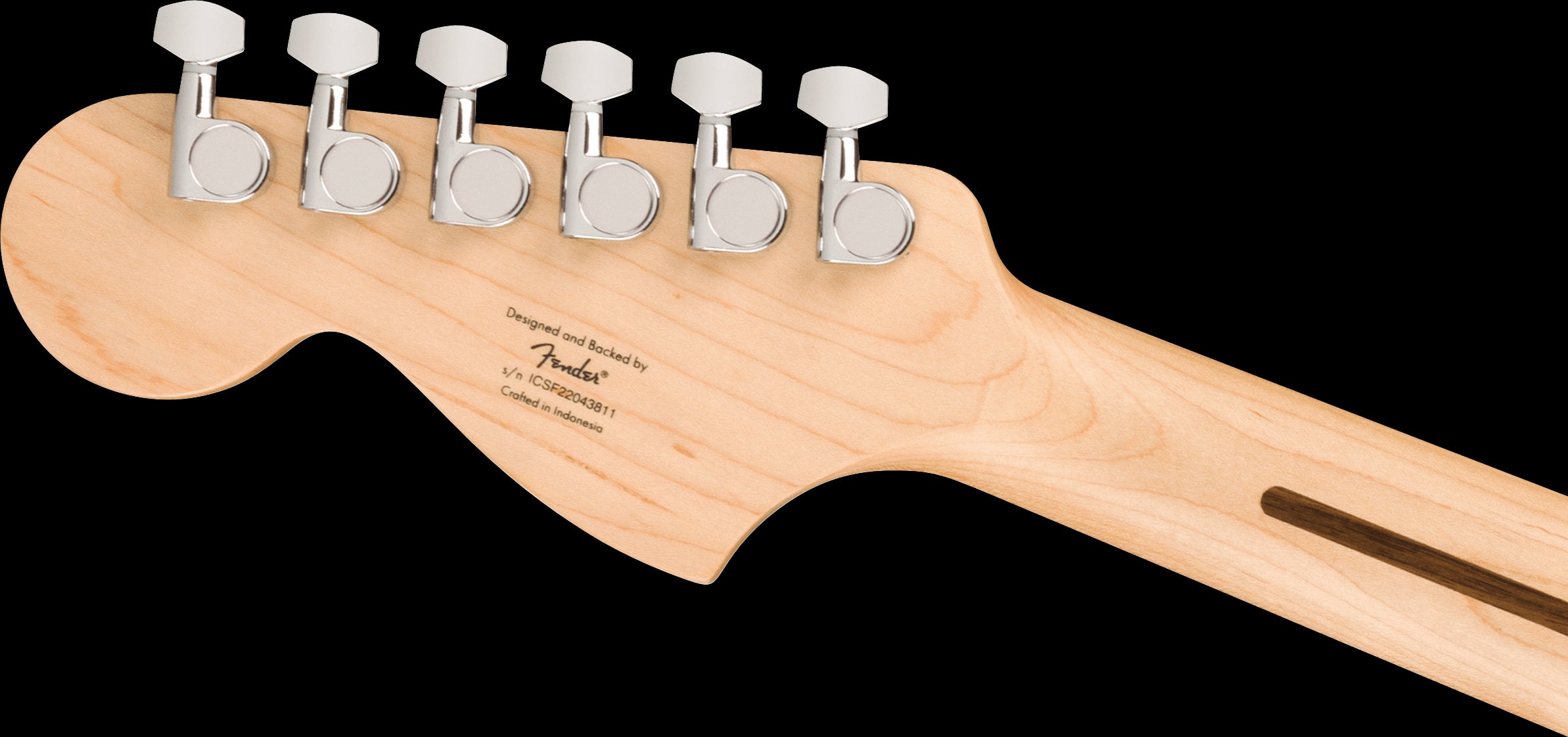 Squier Sonic Mustang HH with Maple Fretboard in Flash Pink