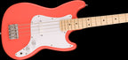 Squier Sonic Bronco Bass Map FB White Pickguard Tahitian Coral