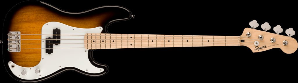 Squier Sonic P Bass with Maple Fretboard in 2 Col Burst