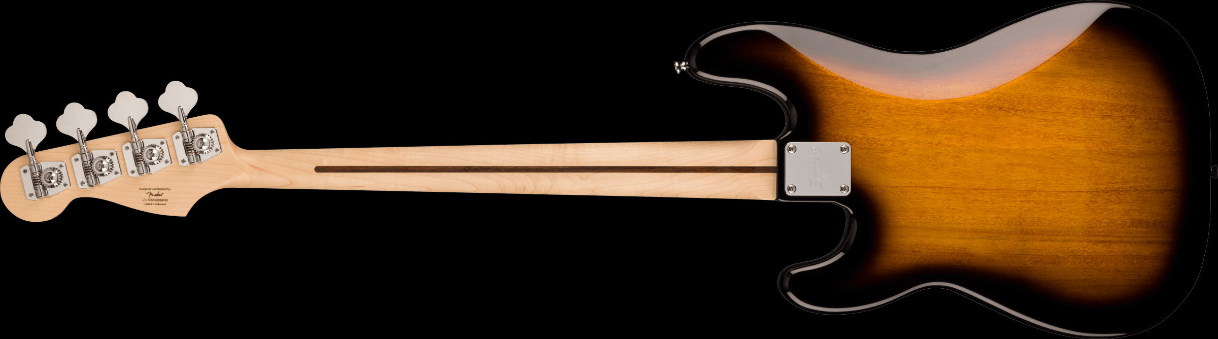 Squier Sonic P Bass with Maple Fretboard in 2 Col Burst