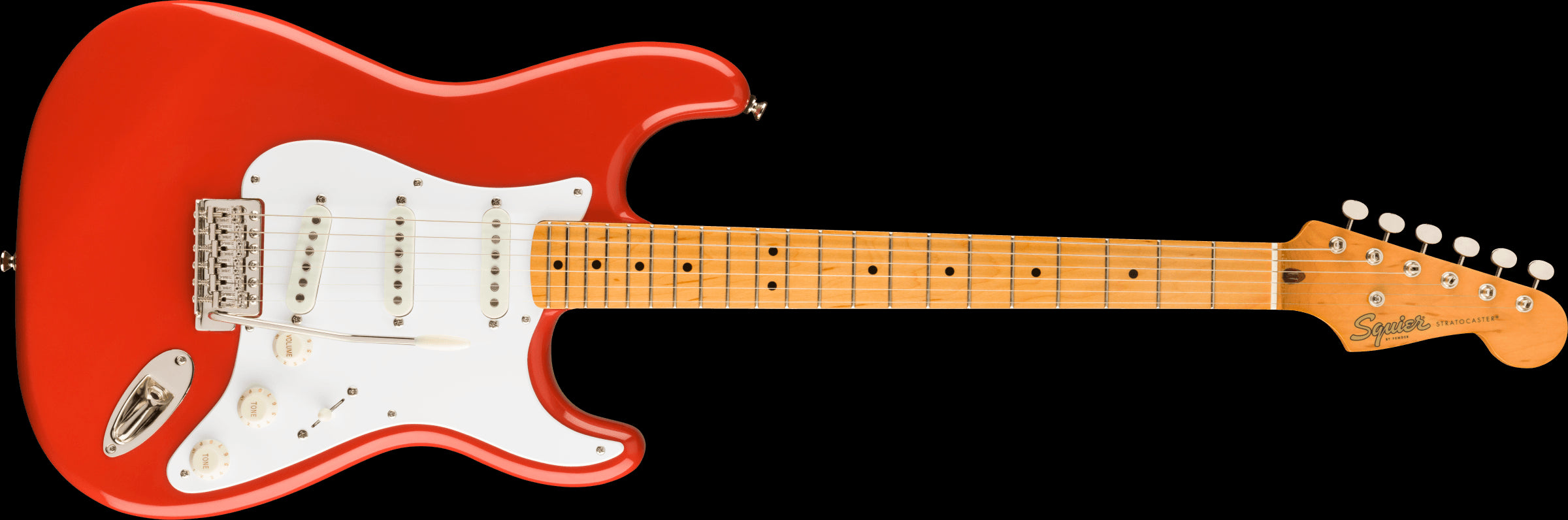 Squier Classic Vibe 50s Stratocaster Electric Guitar - Maple Neck - Fiesta Red