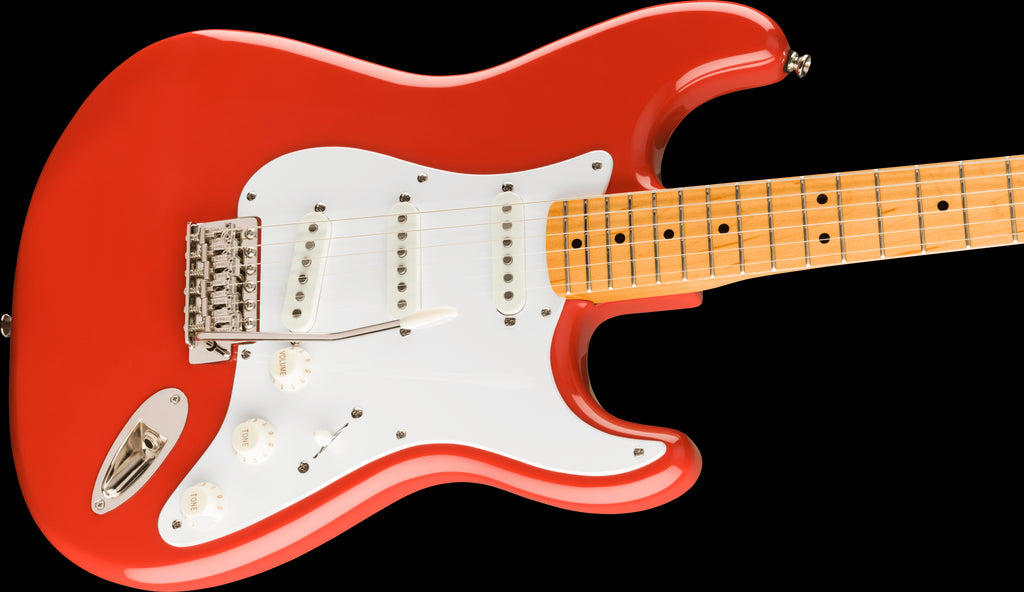 Squier Classic Vibe 50s Stratocaster Electric Guitar - Maple Neck - Fiesta Red