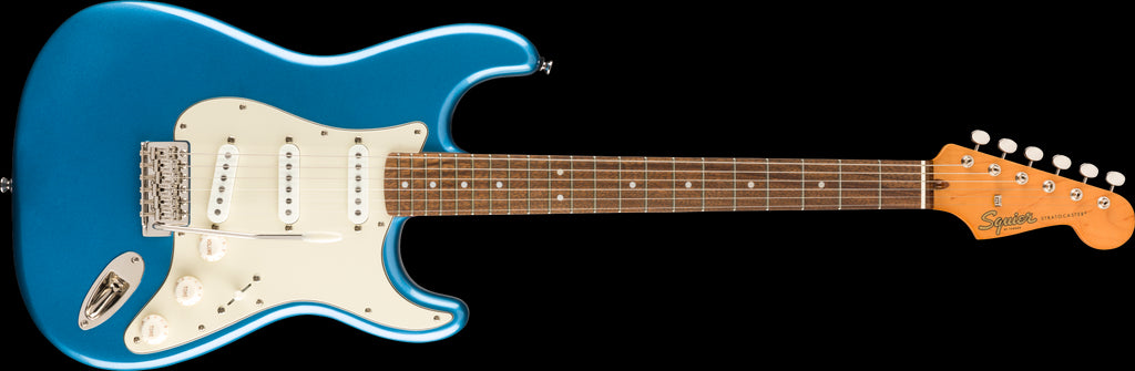 Squier Classic Vibe '60s Stratocaster Electric Guitar with Laurel Fretboard - Lake Placid Blue