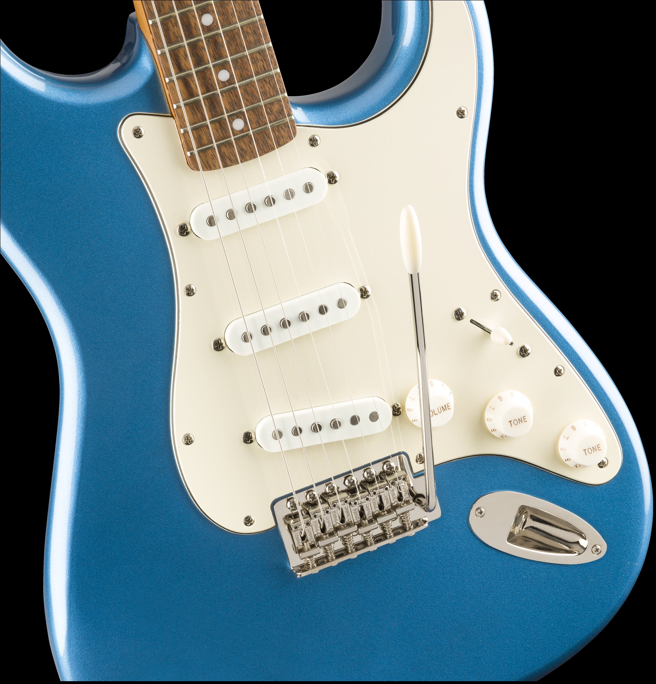 Squier Classic Vibe '60s Stratocaster Electric Guitar with Laurel Fretboard - Lake Placid Blue