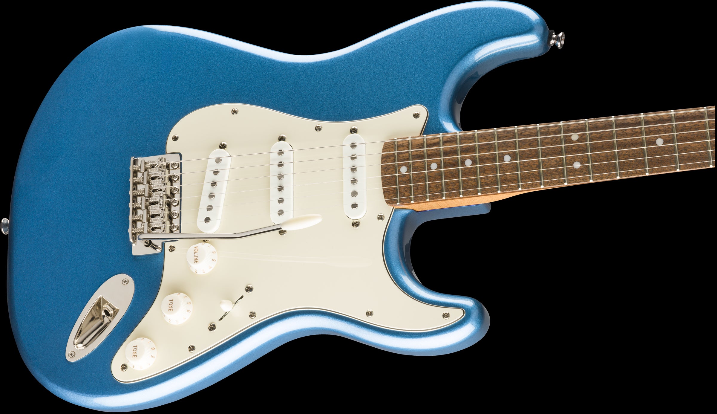 Squier Classic Vibe '60s Stratocaster Electric Guitar with Laurel Fretboard - Lake Placid Blue