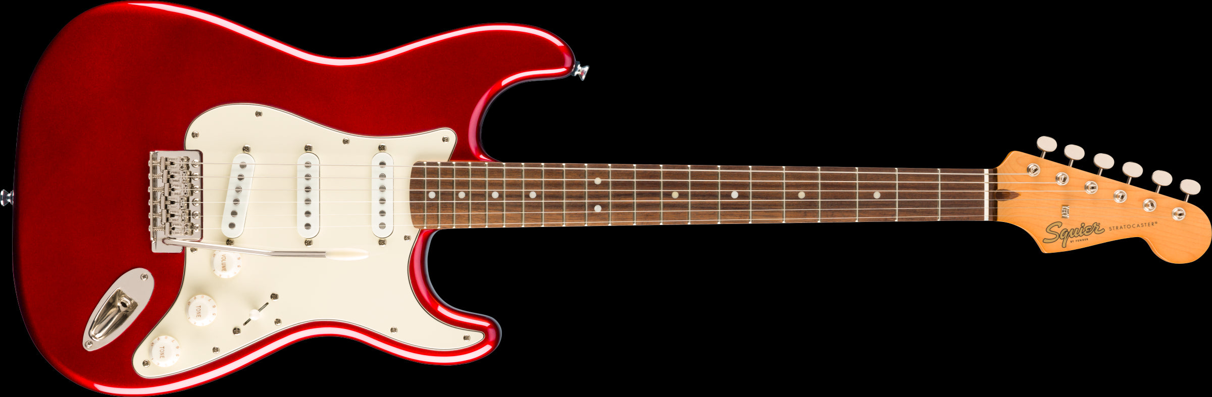 Squier Classic Vibe 60s Stratocaster Electric Guitar LRL Candy Apple Red