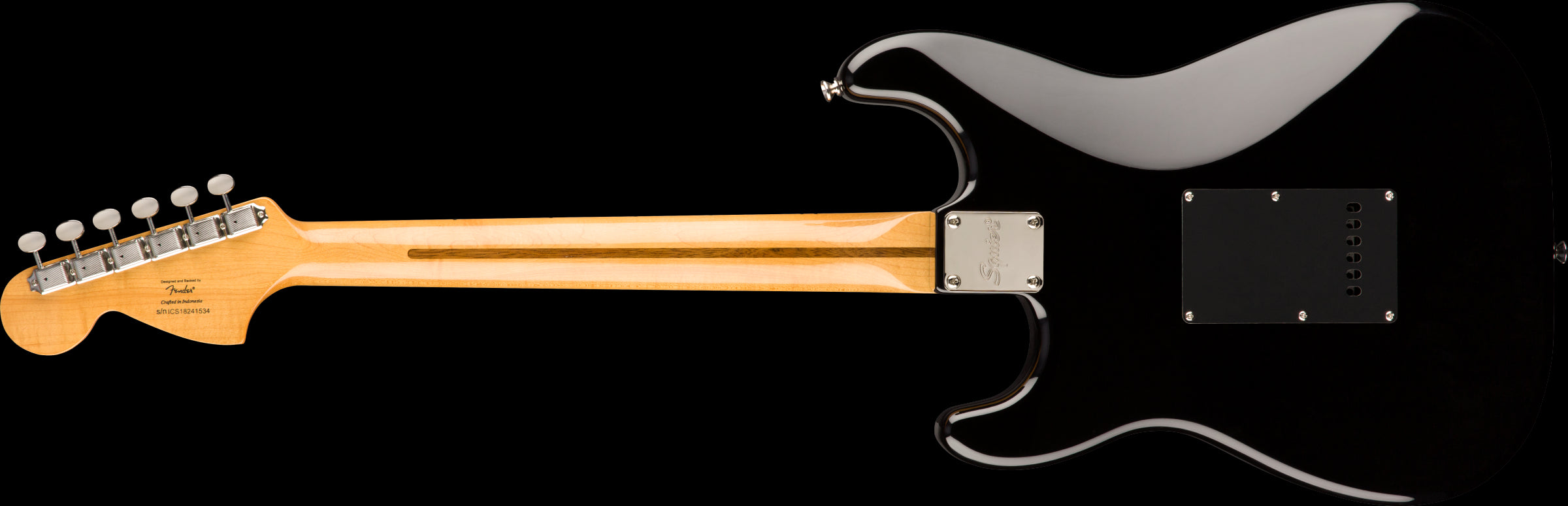 Squier Classic Vibe 70s Stratocaster HSS Electric Guitar - Maple Neck - Black