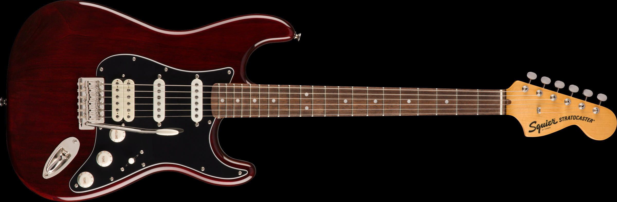 Squier Classic Vibe 70s Stratocaster HSS Electric Guitar LRL Walnut