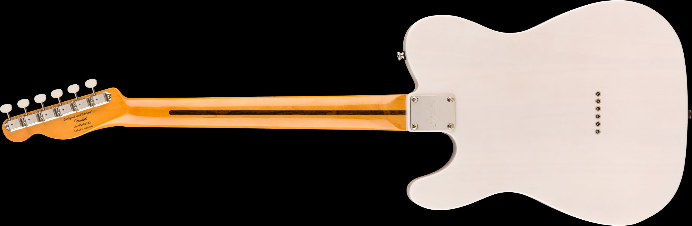 Squier Classic Vibe 50s Telecaster Electric Guitar - Maple Neck - White Blonde