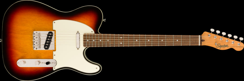 Squier Classic Vibe 60s Custom Telecaster Electric Guitar - LRL - 3-Colour Sunburst