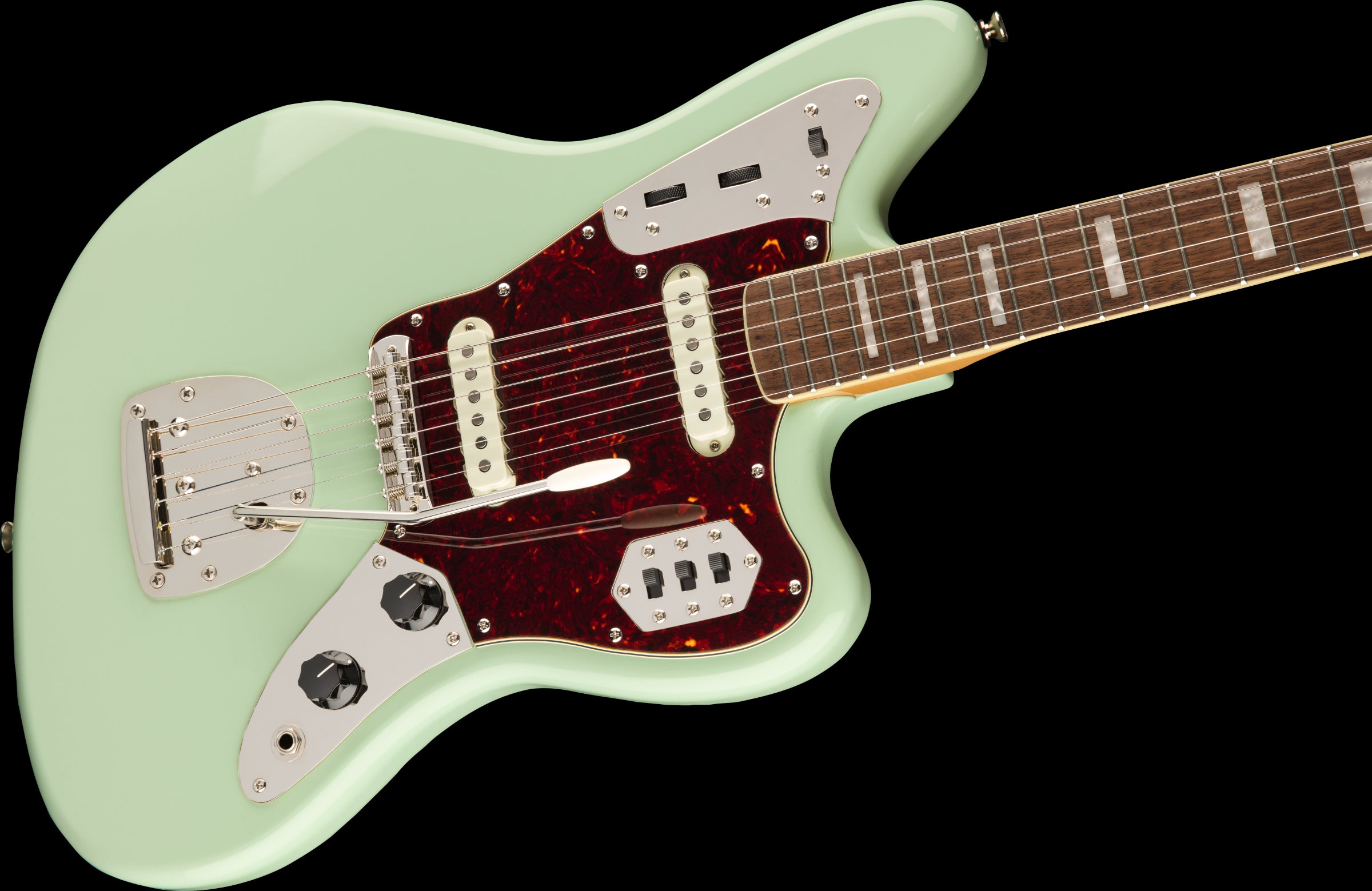 Squier Classic Vibe 70s Jaguar Electric Guitar - Laurel Fretboard - Surf Green