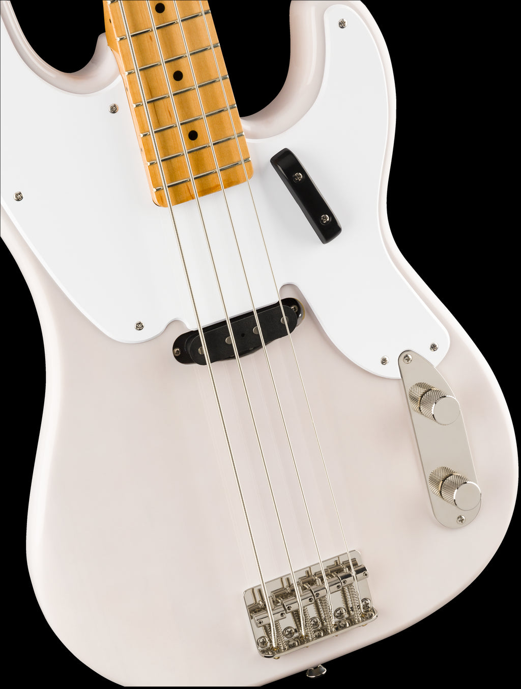 Squier Classic Vibe 50s Precision Bass Guitar - Maple Neck - White Blonde