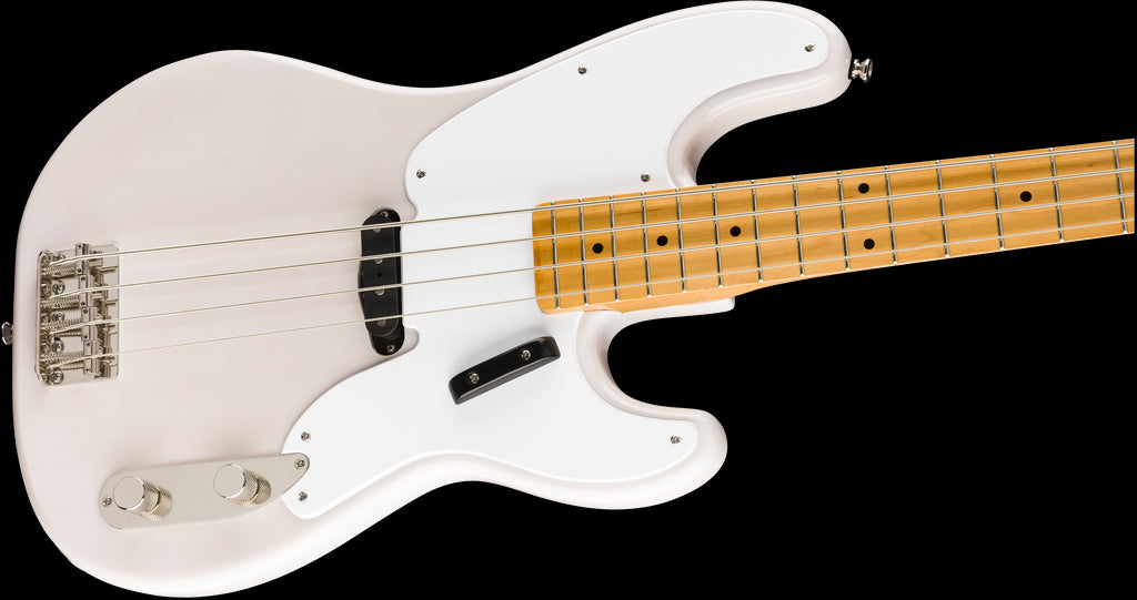 Squier Classic Vibe 50s Precision Bass Guitar - Maple Neck - White Blonde